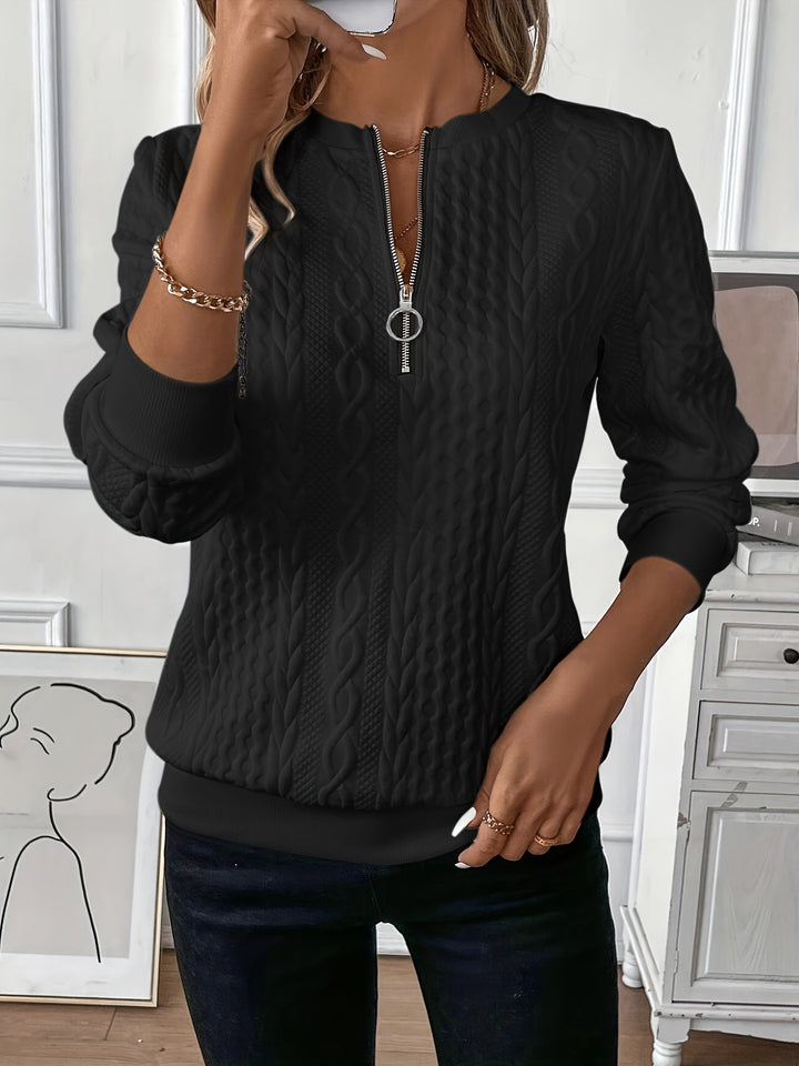 Marvik™ knitted pullover with zipper