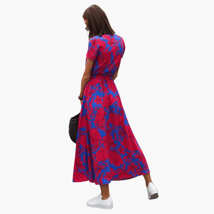 Calista™ Elegant Wrap Dress