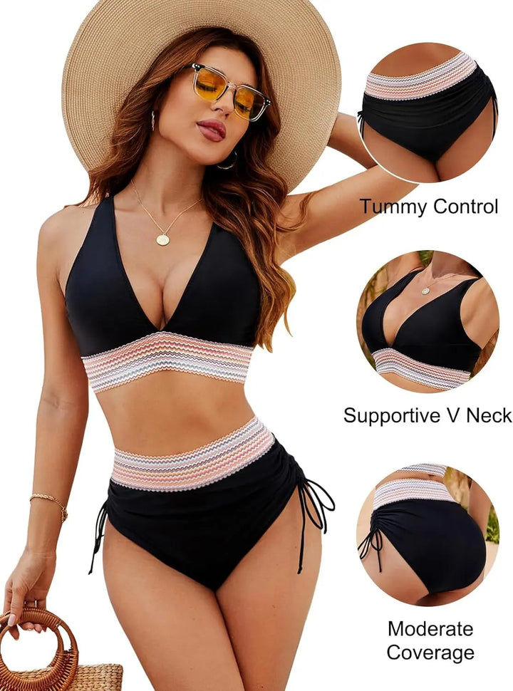 Elara™ Figure-Shaping Bikini Dress