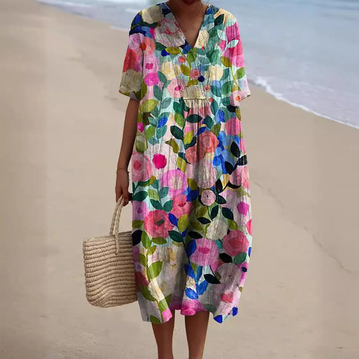Elif™ Floral Summer Dress
