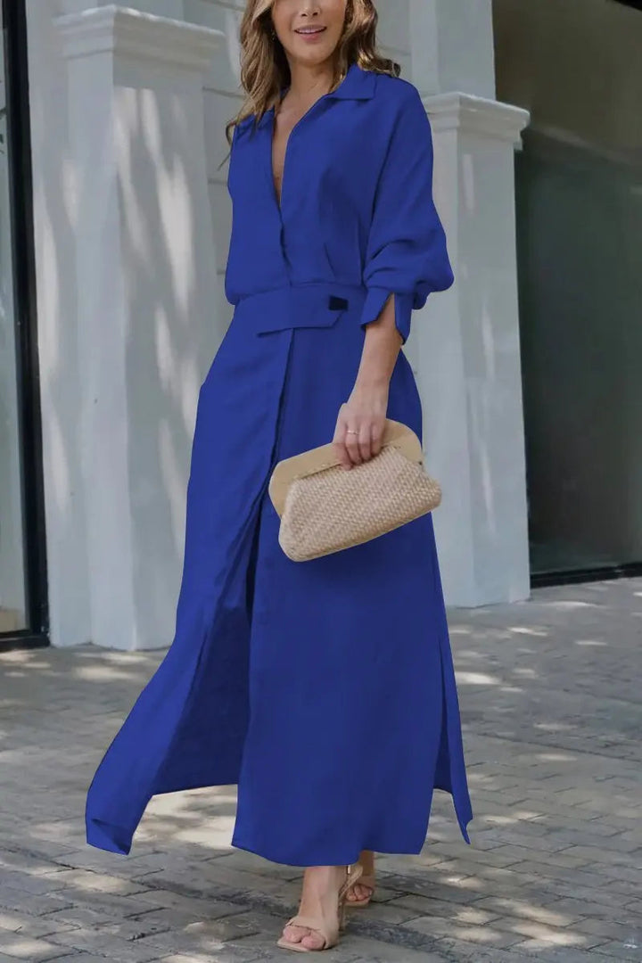 Jeanina™ maxi dress with V-neckline