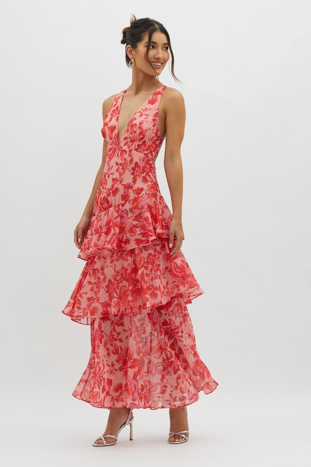 Lenora™ midi dress with floral print