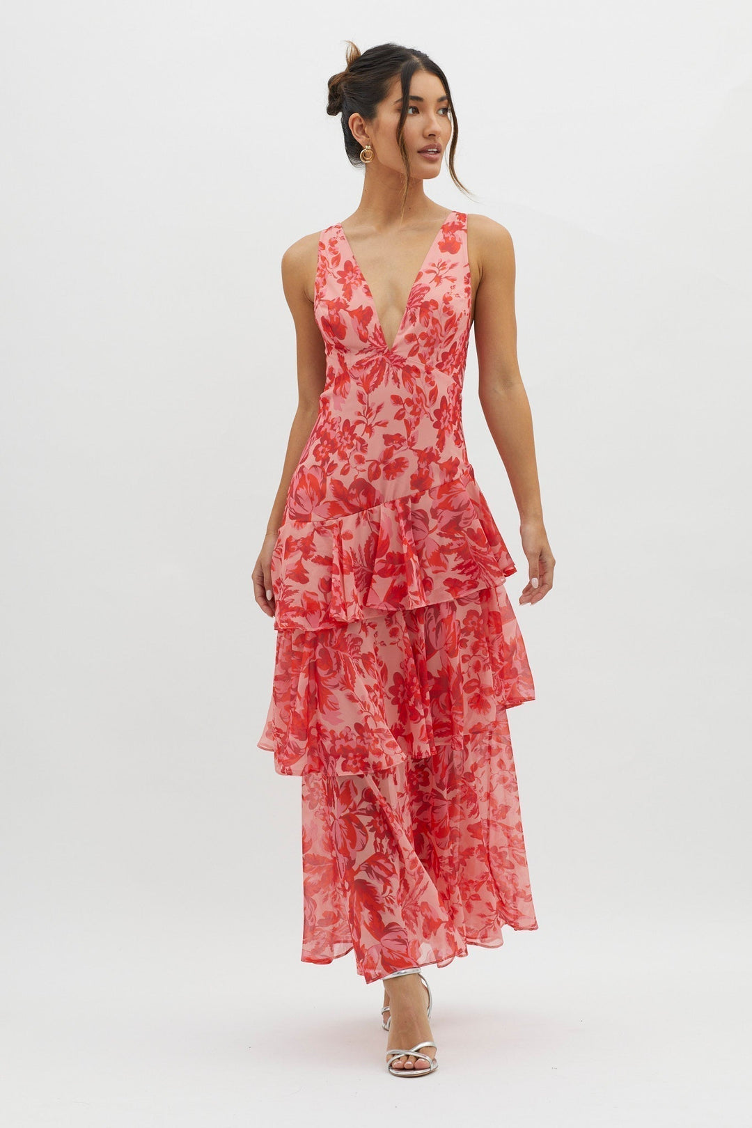 Lenora™ midi dress with floral print