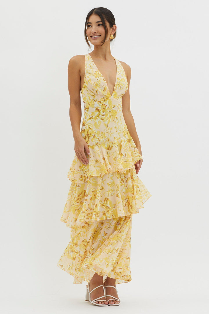 Lenora™ midi dress with floral print