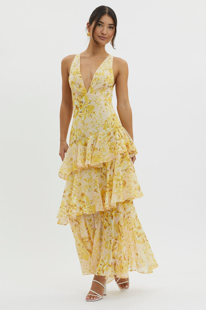 Lenora™ midi dress with floral print