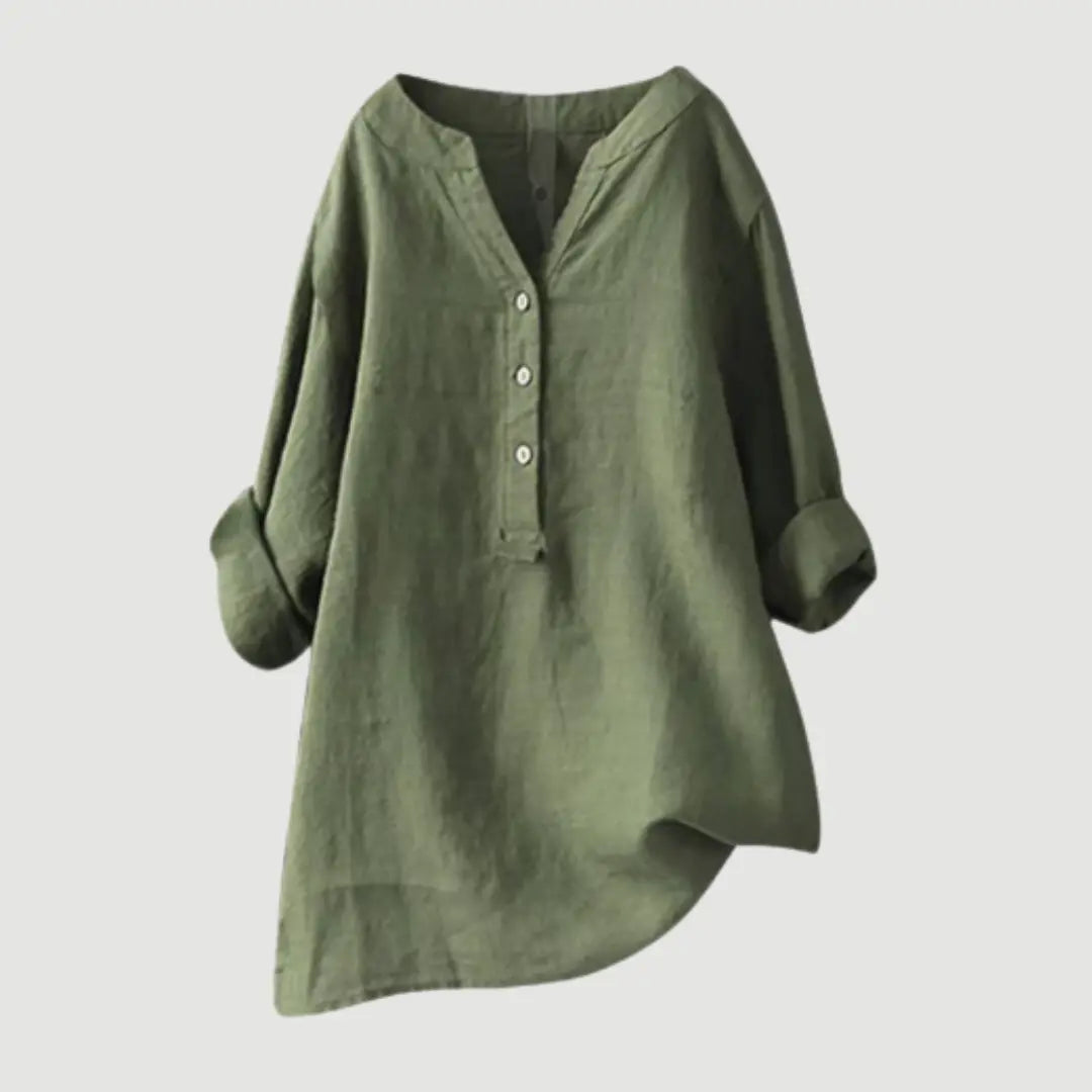 Lero™ Airy Shirt with Button Placket