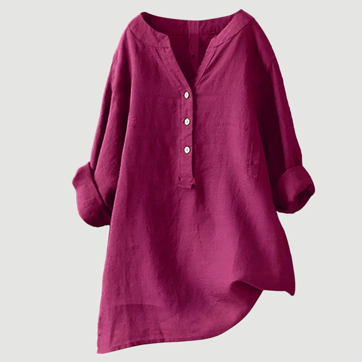 Lero™ Airy Shirt with Button Placket