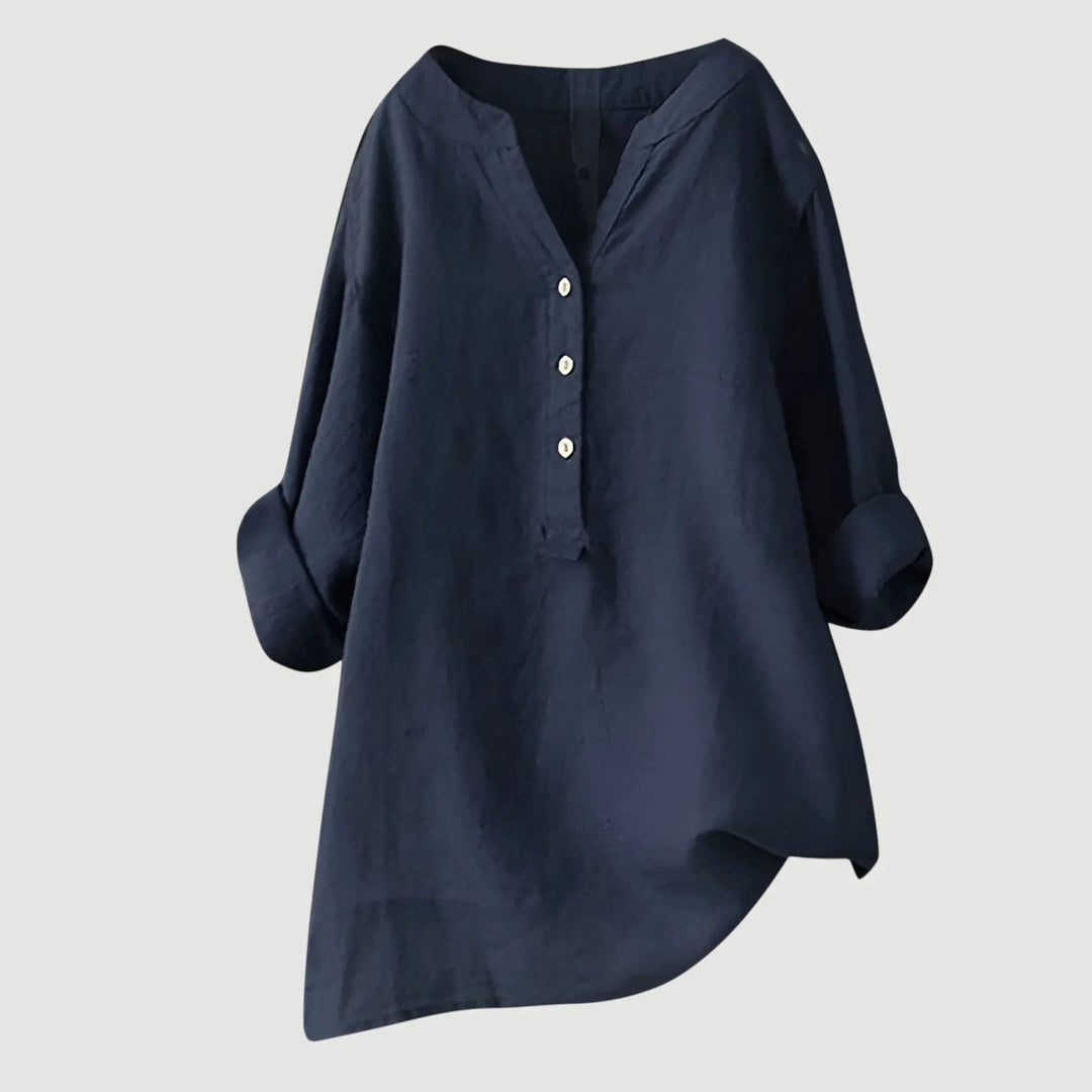 Lero™ Airy Shirt with Button Placket