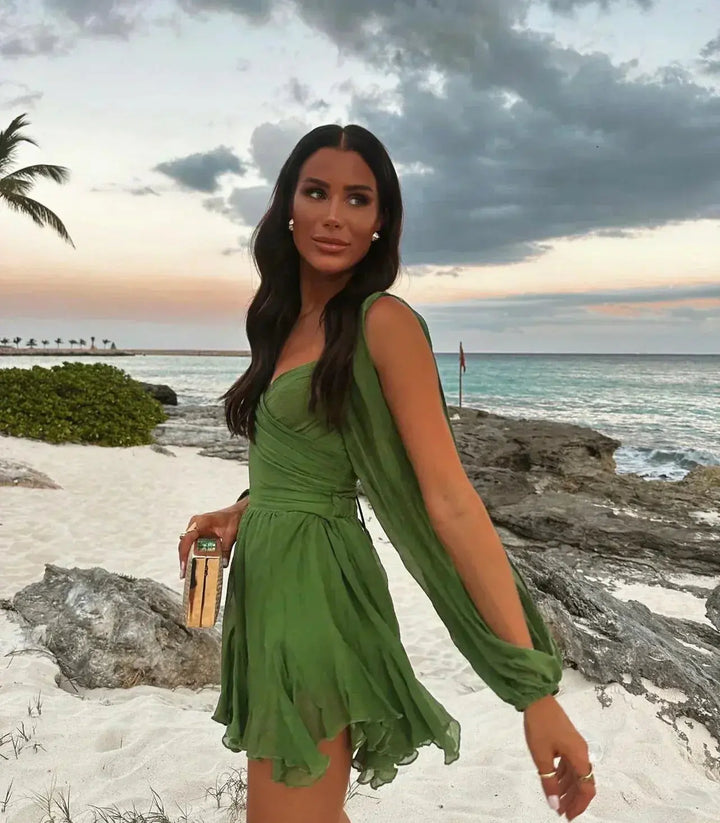 Liora™ mini dress with balloon sleeves
