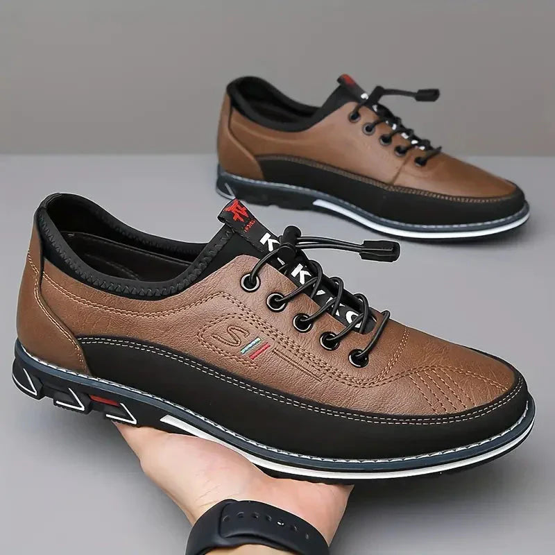 Marviero™ Handmade Oxford Lace-up Shoes
