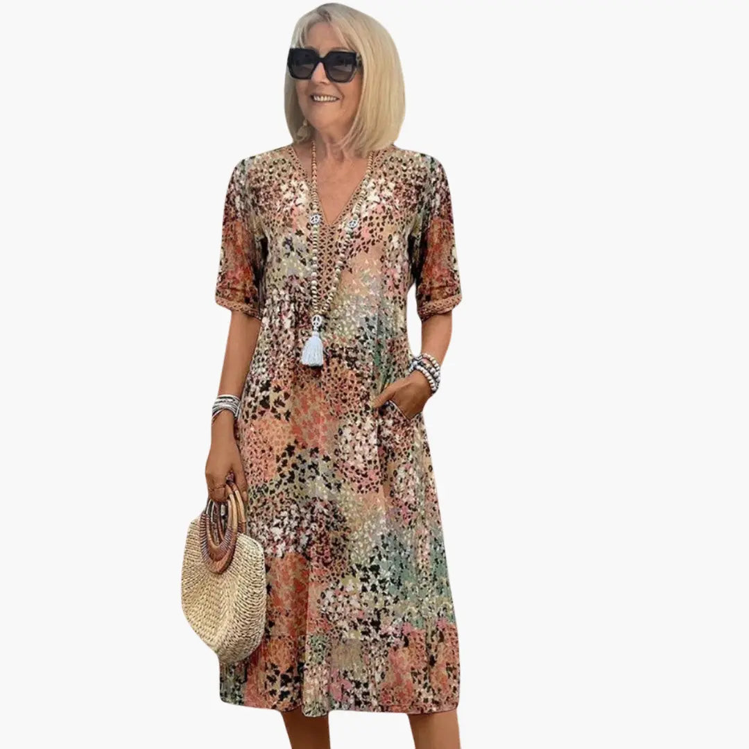 Nayla™ feminine floral dress
