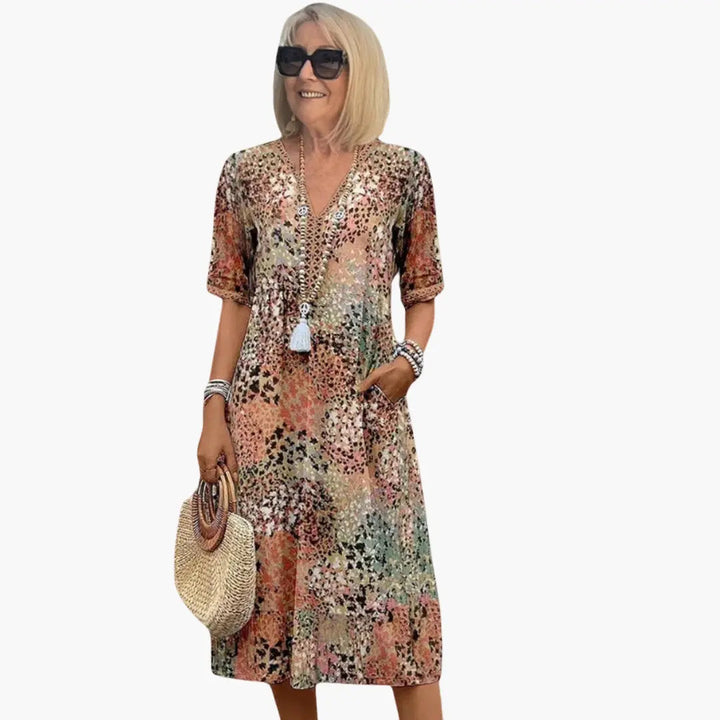 Nayla™ feminine floral dress