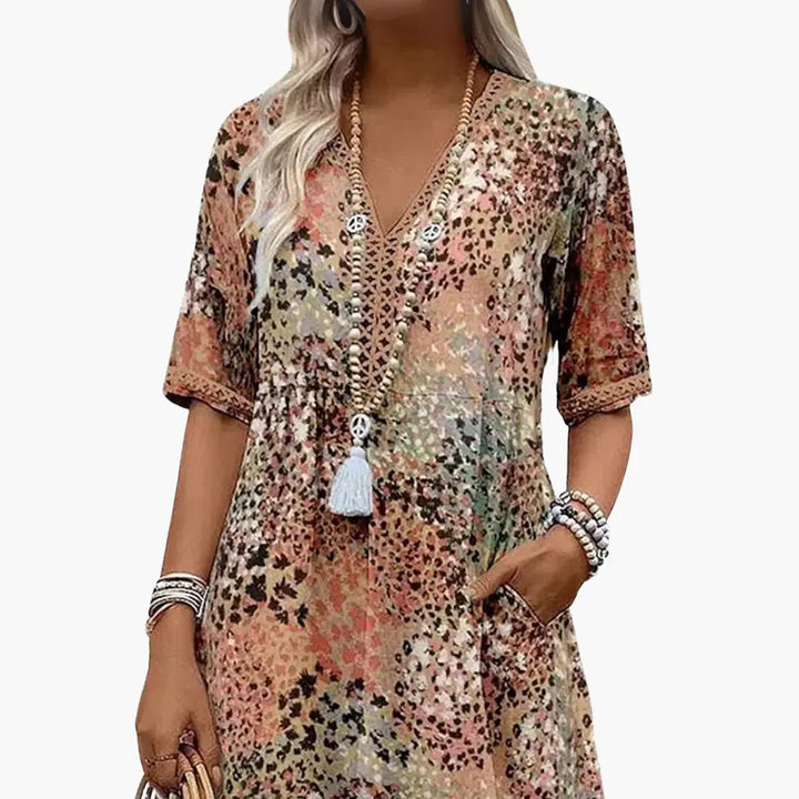 Nayla™ feminine floral dress