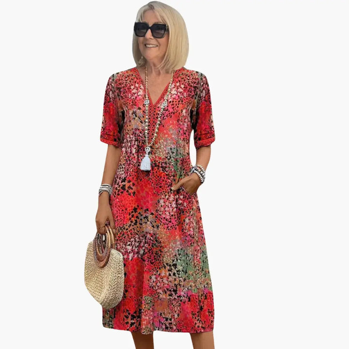 Nayla™ feminine floral dress