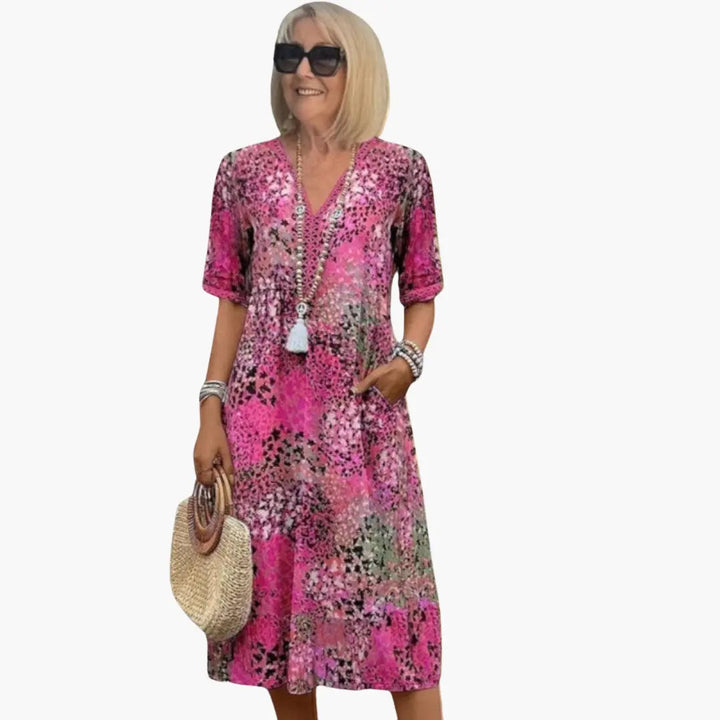 Nayla™ feminine floral dress