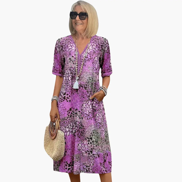 Nayla™ feminine floral dress