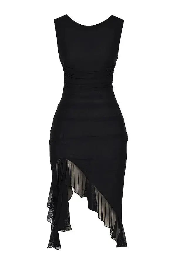Norah™ midi dress with ruffles