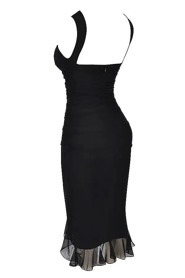 Norah™ midi dress with ruffles