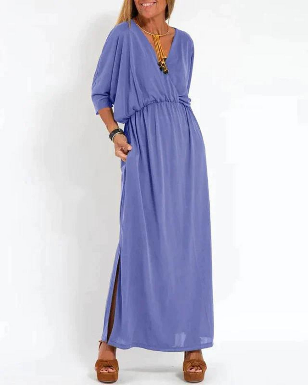 Odina™ Vintage-inspired Maxi Dress