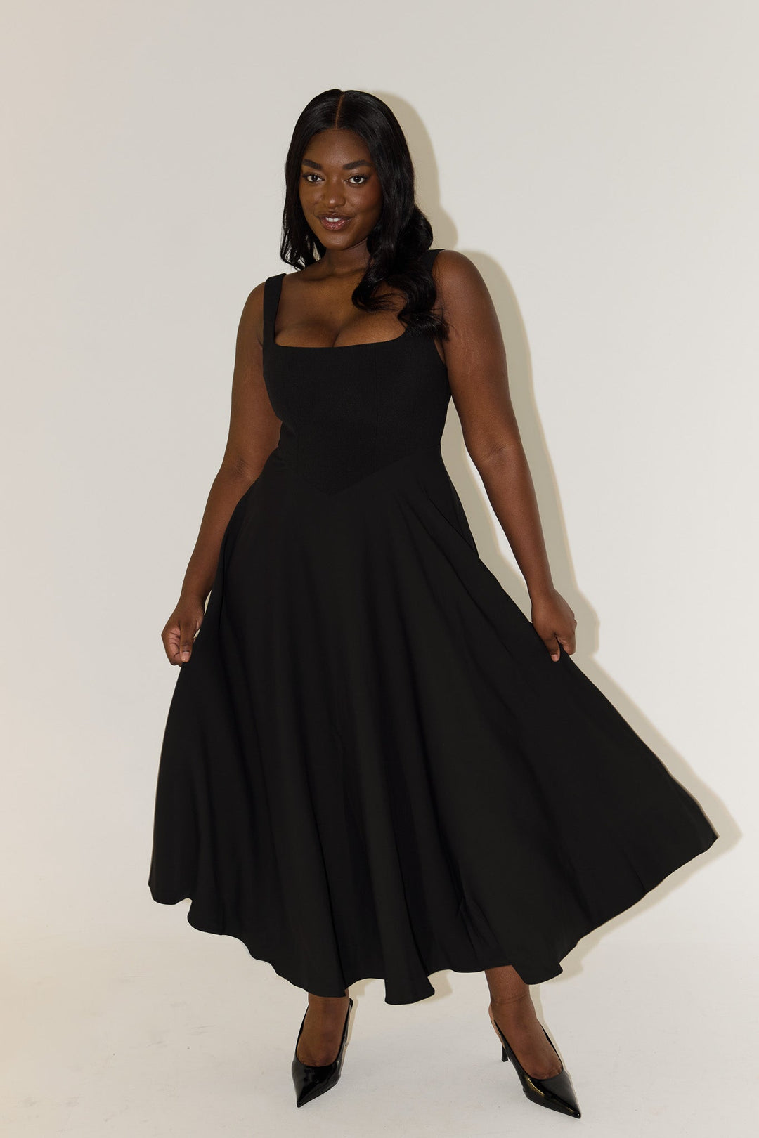 Renée™ Timeless midi dress with flowing cut