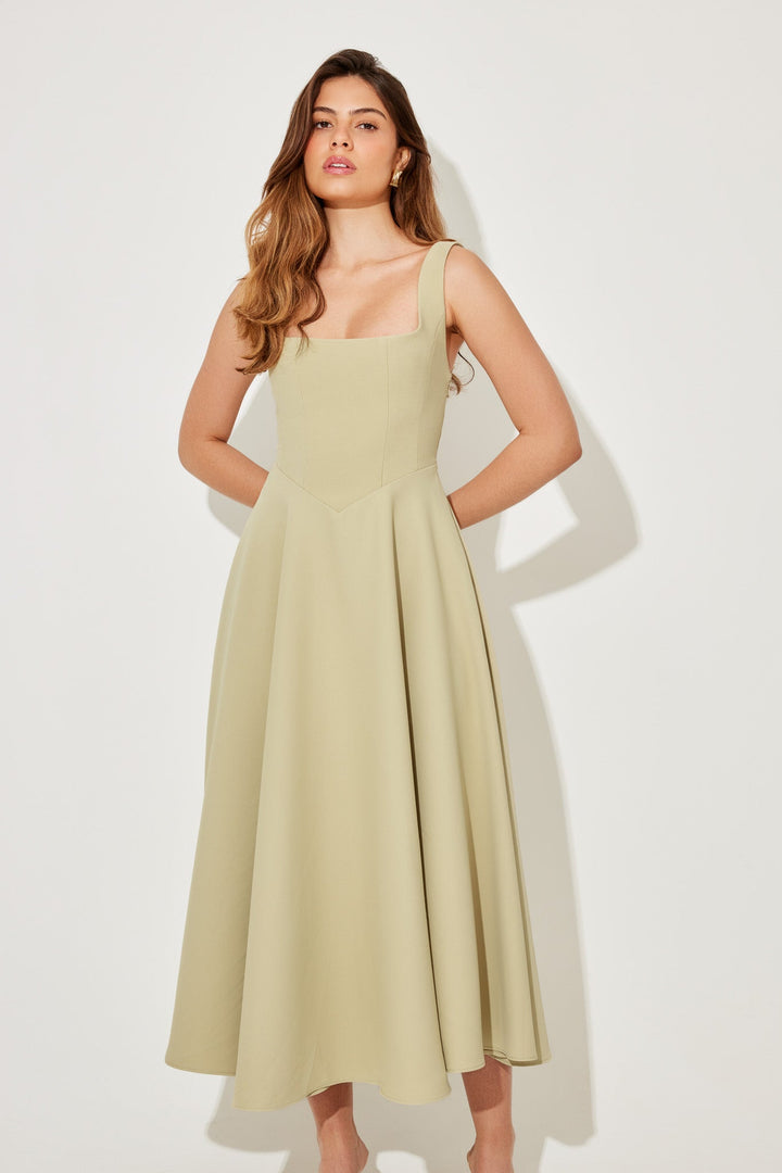 Renée™ Timeless midi dress with flowing cut
