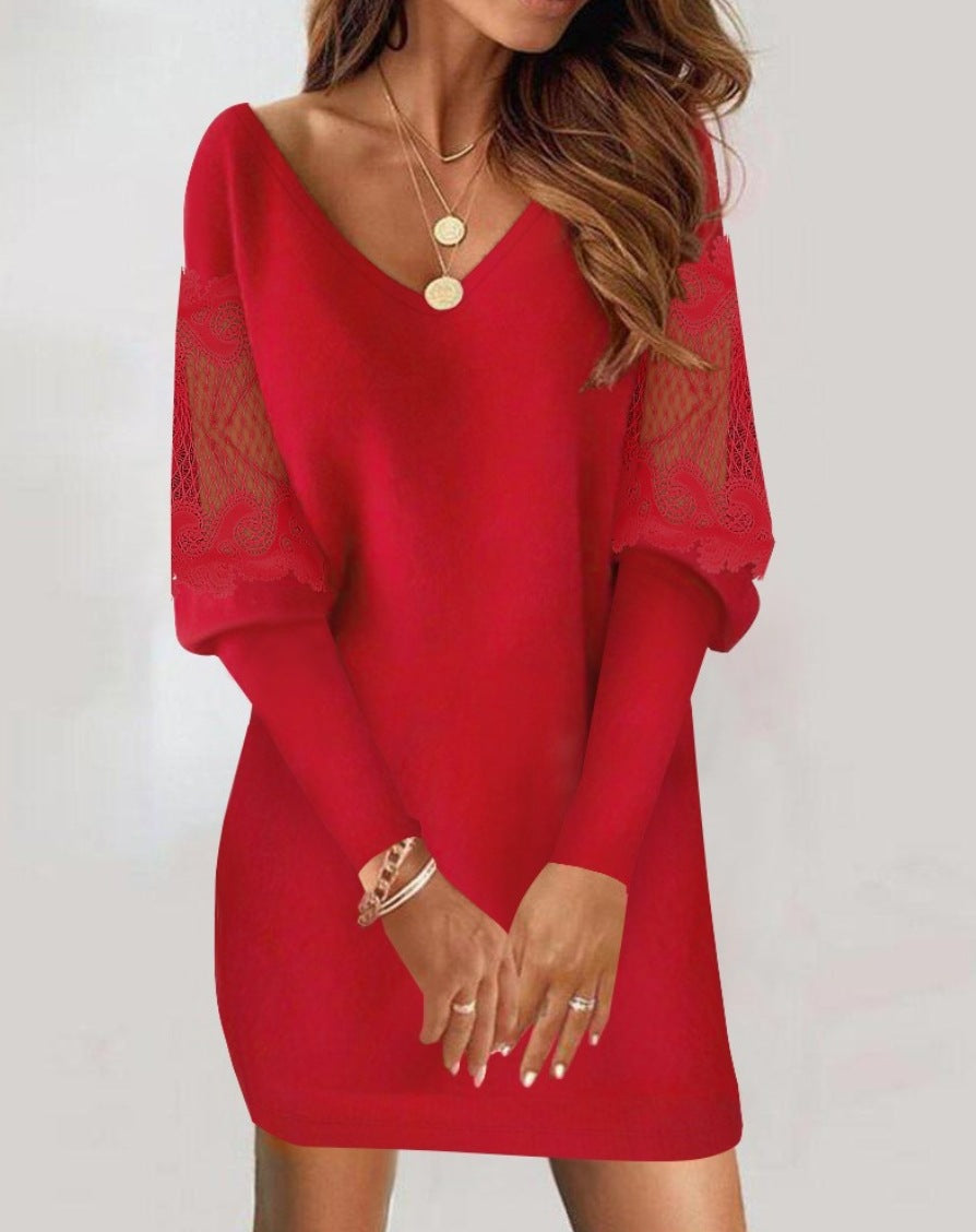 Delvra™ Elegant Lace Dress