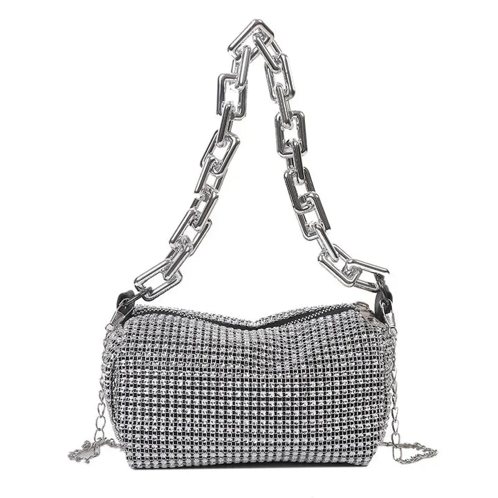 Sarli™ Rhinestone Bucket Bag