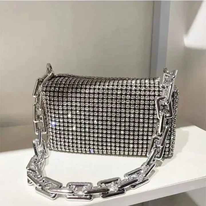 Sarli™ Rhinestone Bucket Bag
