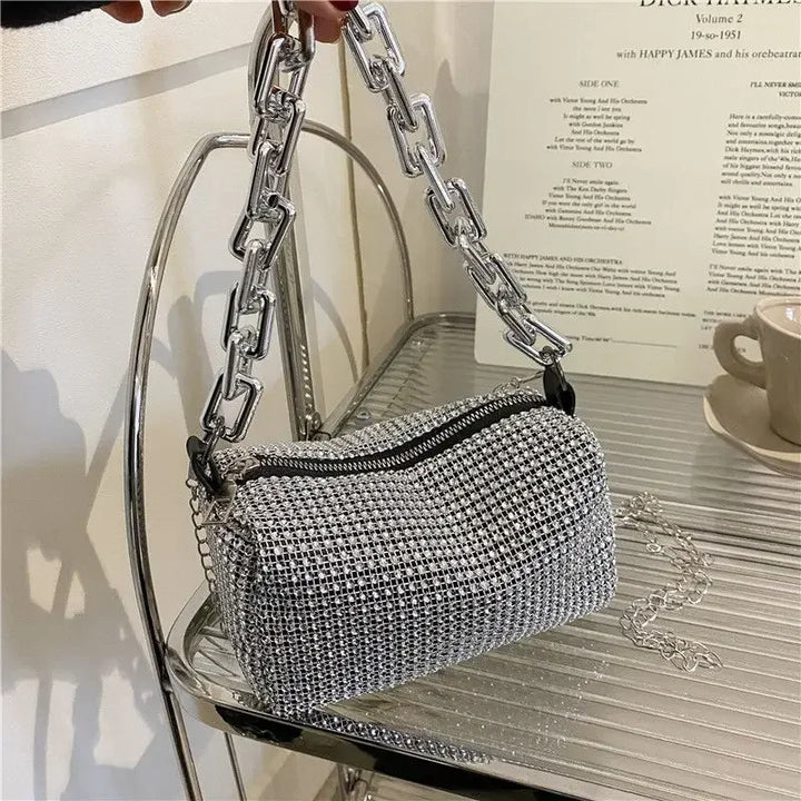 Sarli™ Rhinestone Bucket Bag
