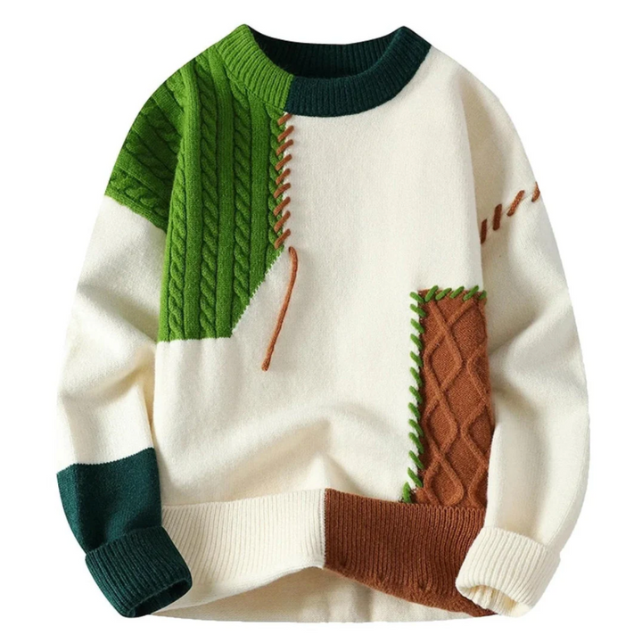Aviel™ Patchwork Pullover