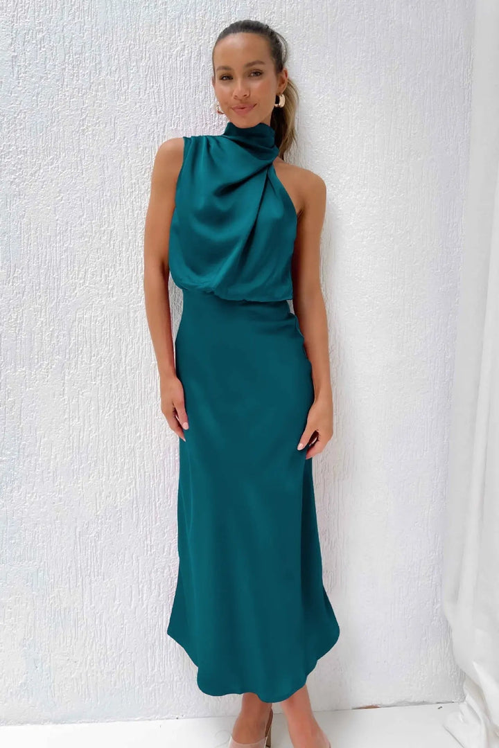 Selene™ Halterneck Long Dress