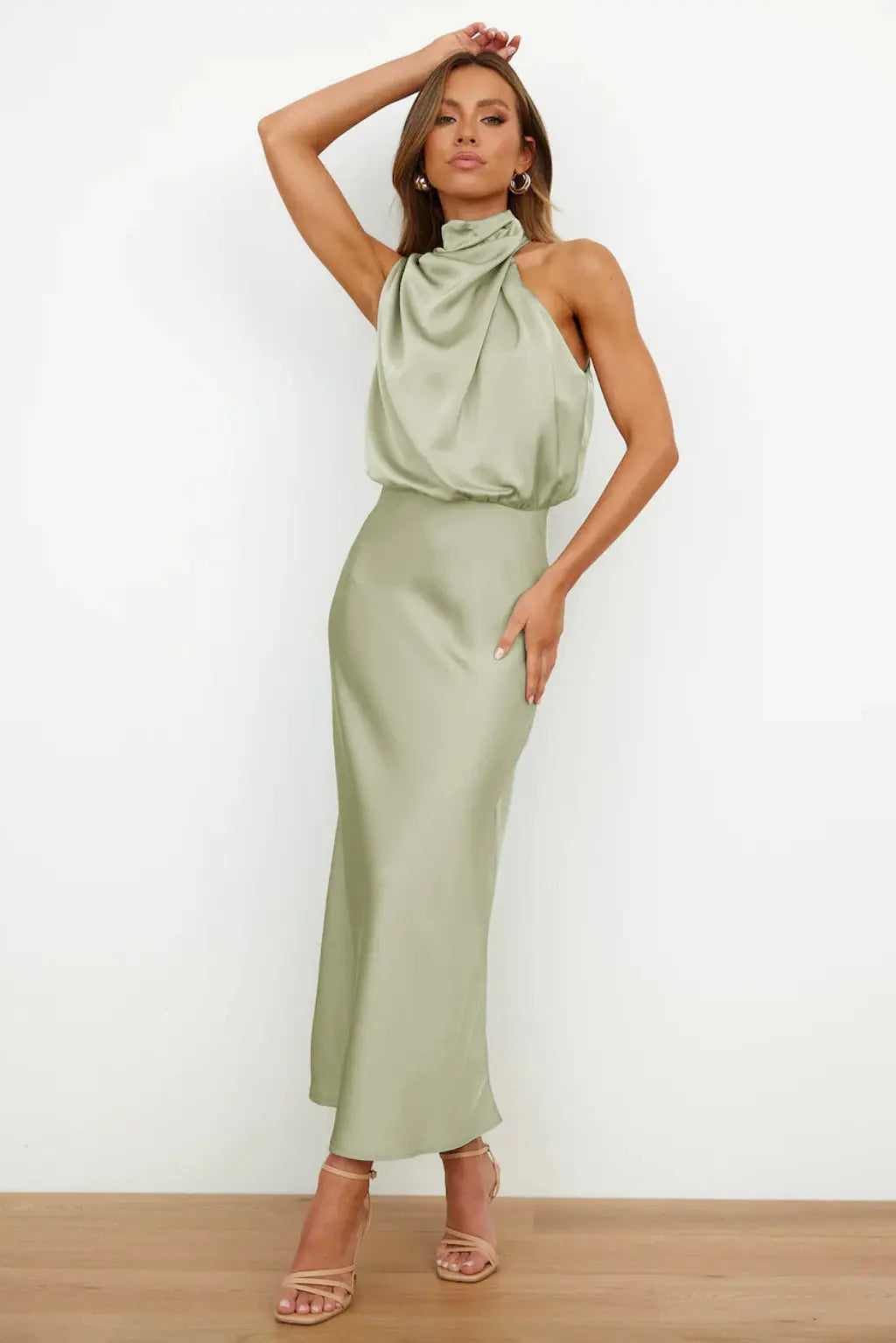 Selene™ Halterneck Long Dress