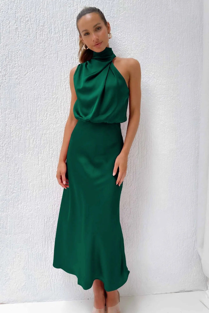 Selene™ Halterneck Long Dress