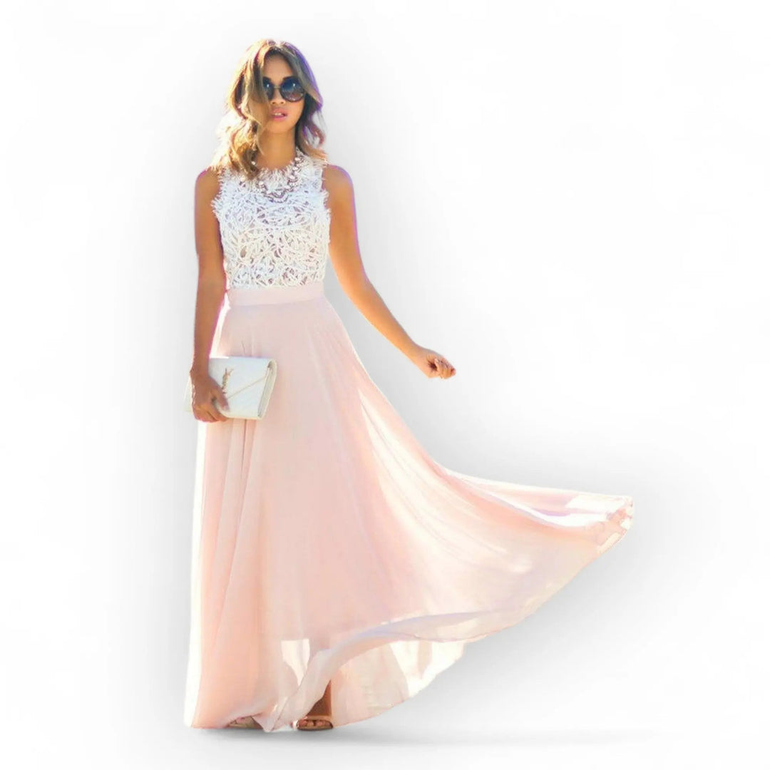 Selma™ summer dress made of lace without sleeves