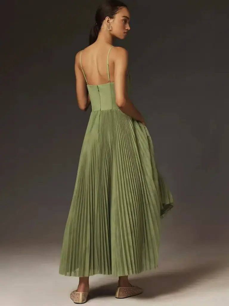 Stefina™ Corset Pleated Dress made of Tulle
