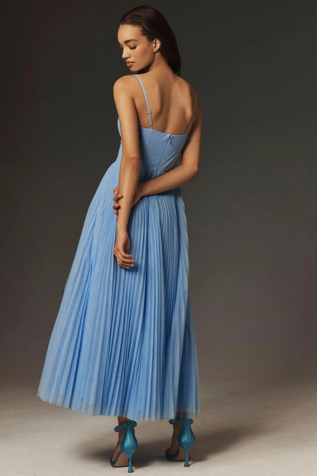 Stefina™ Corset Pleated Dress made of Tulle