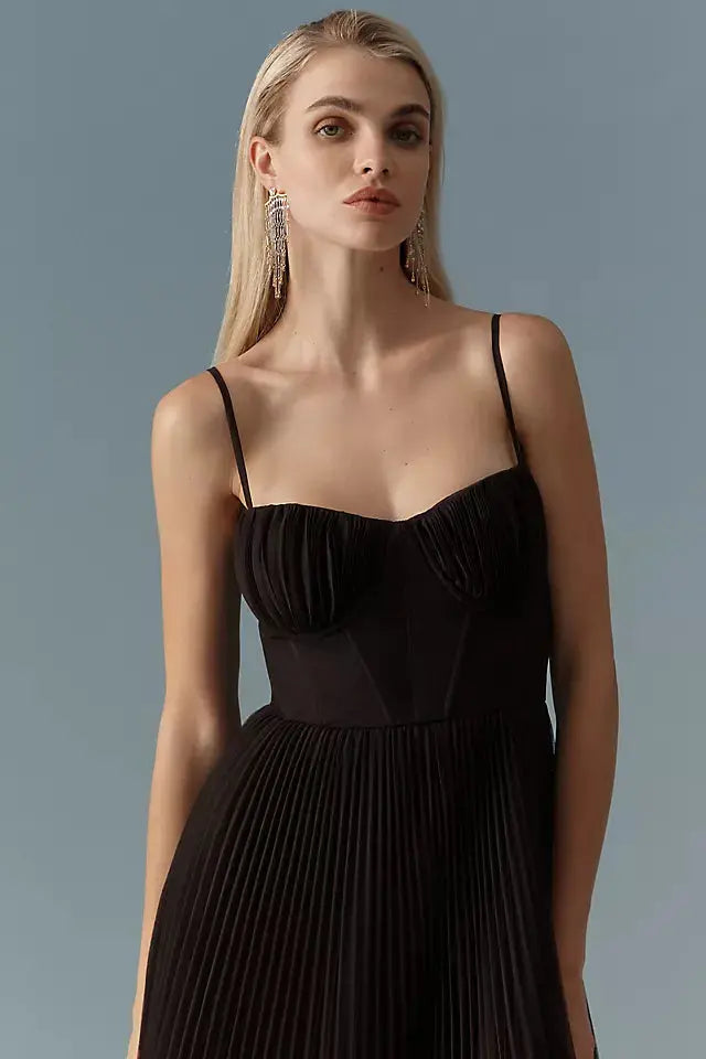 Stefina™ Corset Pleated Dress made of Tulle