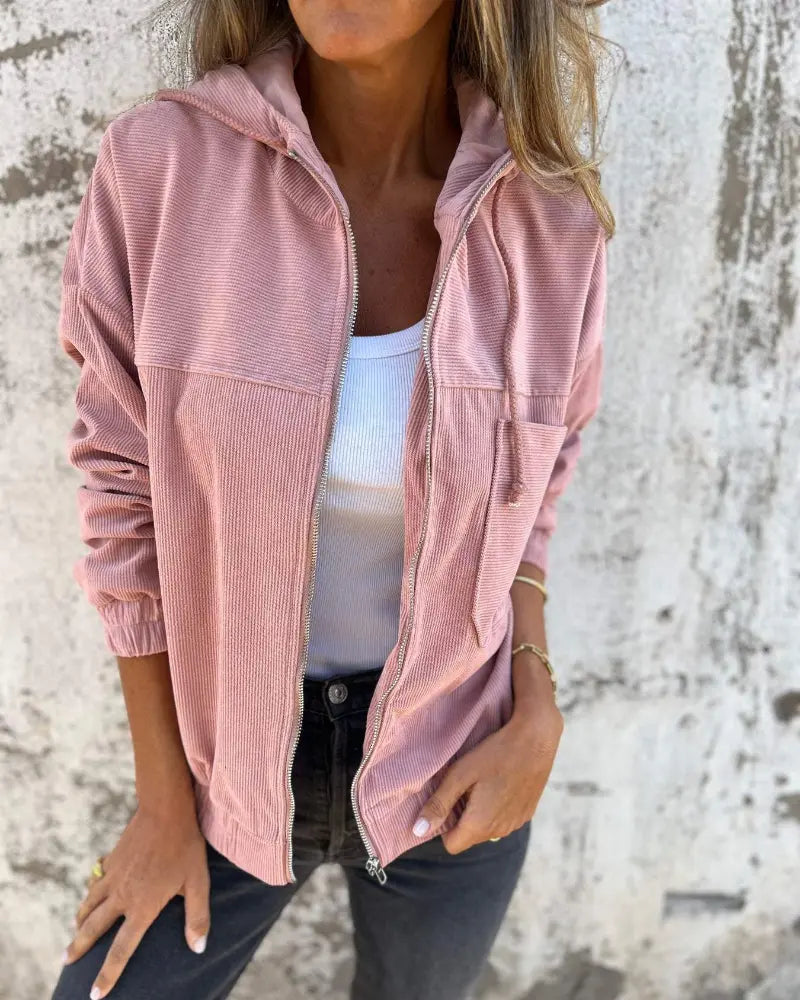 Veralisa™ Cord Fabric Jacket with Style