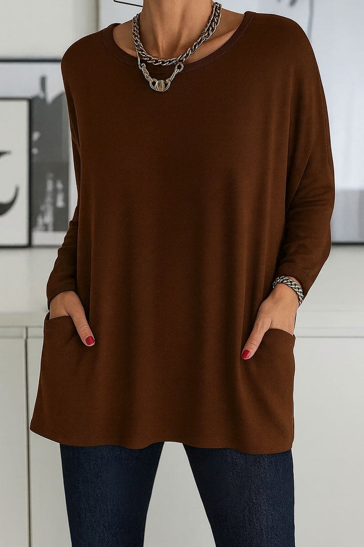 Clavien™ Long Knit Tunic