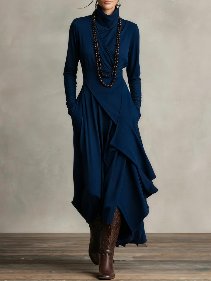 Dravelle™ Draped Maxi Dress