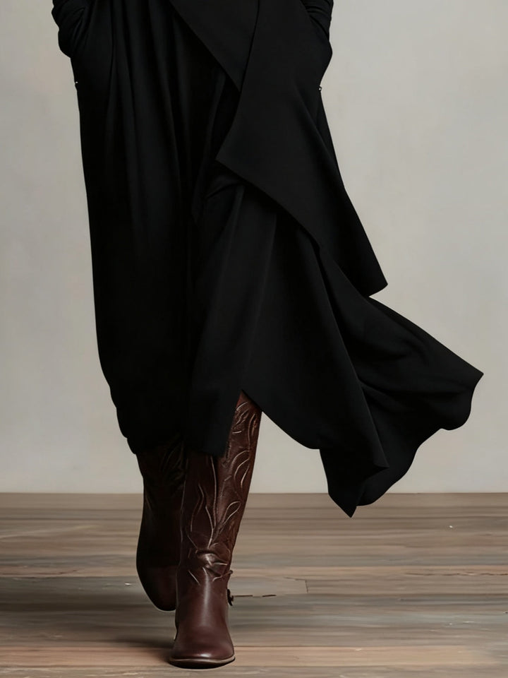 Dravelle™ Draped Maxi Dress