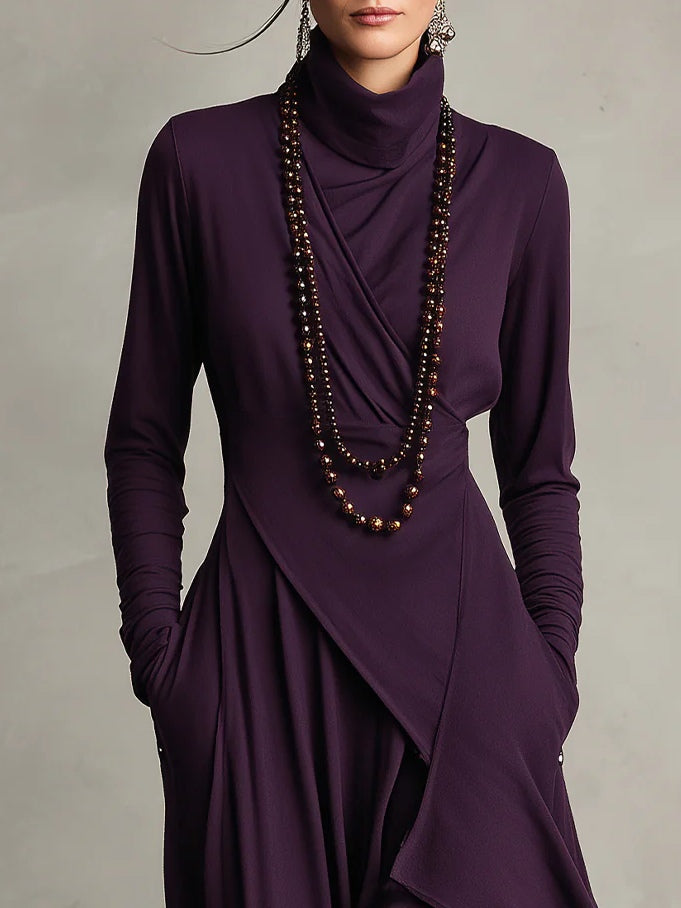 Dravelle™ Draped Maxi Dress