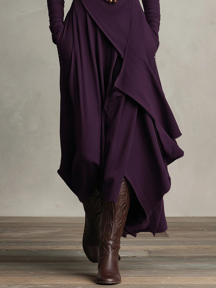 Dravelle™ Draped Maxi Dress