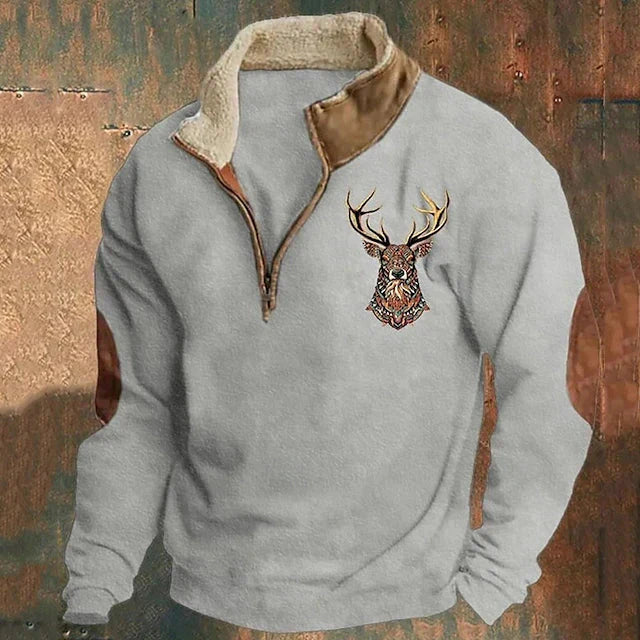 Drevan™ Deer Motif Sweater