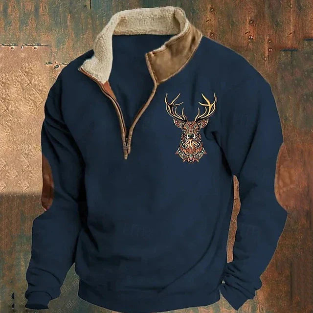 Drevan™ Deer Motif Sweater