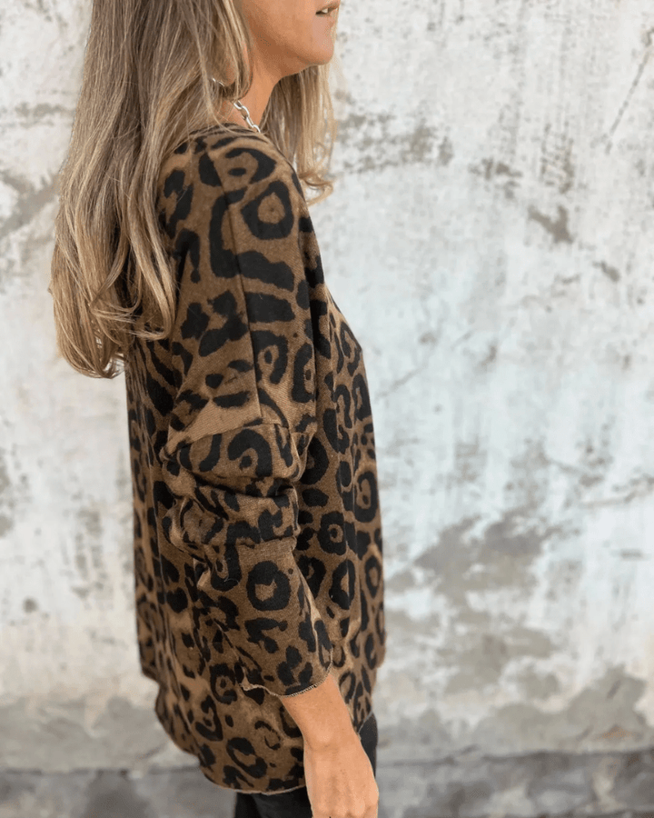 Zerelis™ Leopard Print Top