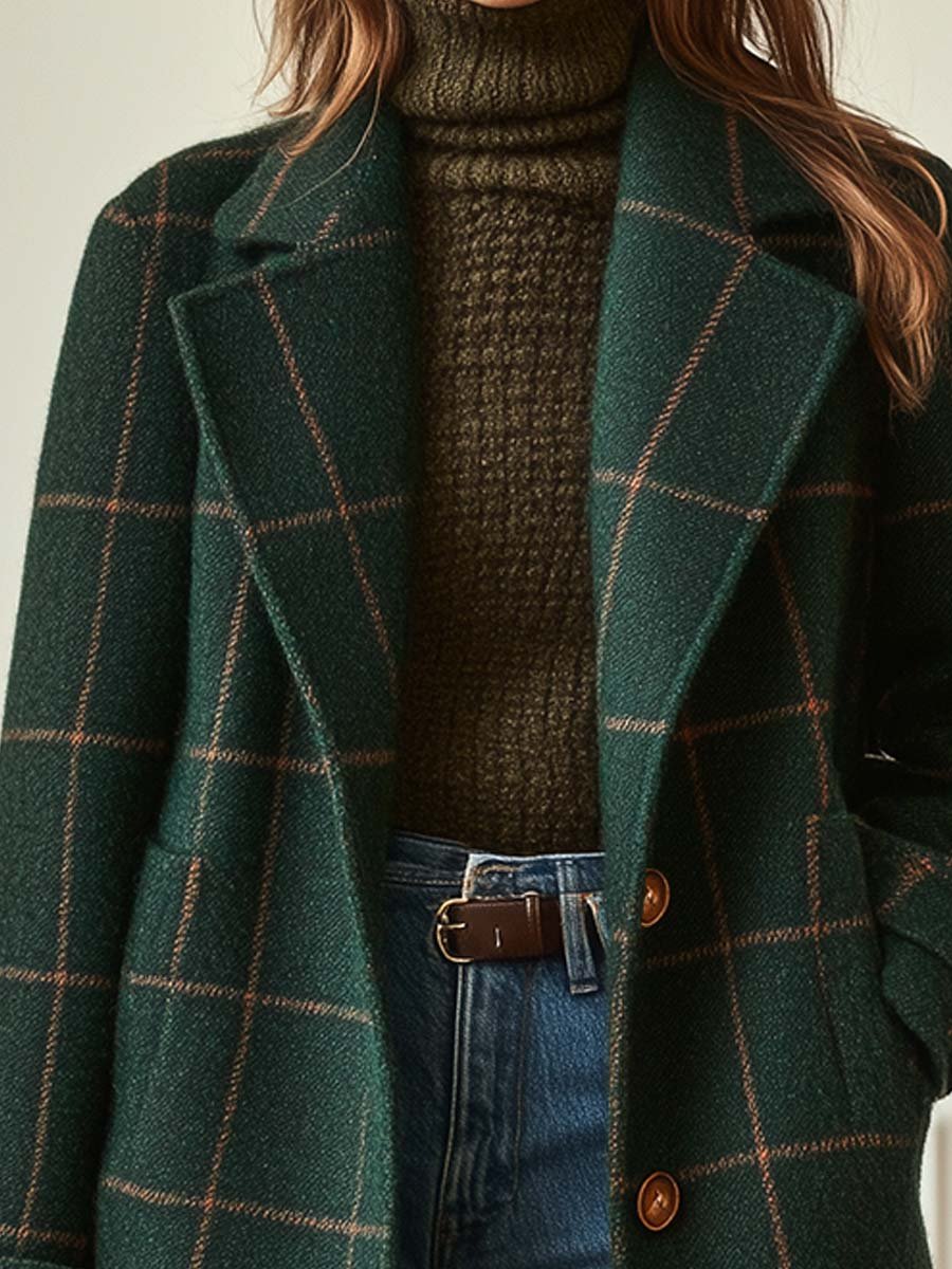 Selvik™ Retro Tweed Coat