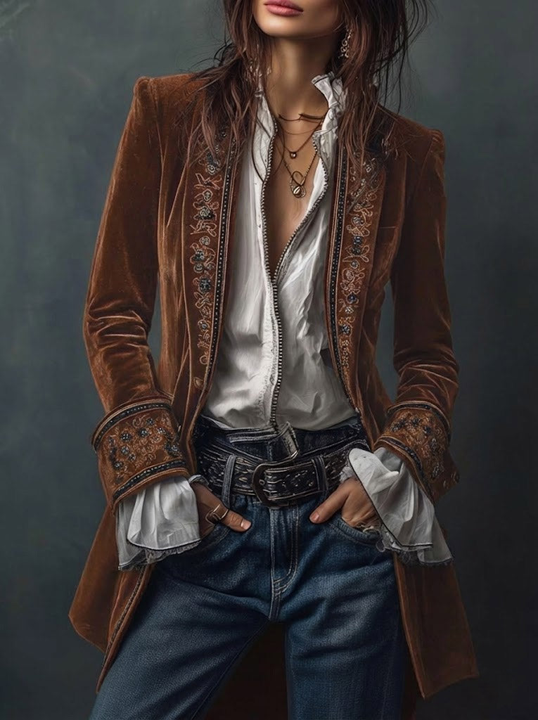 Fedrix™ Long Vintage Coat