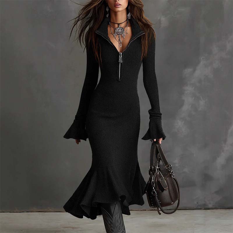 Lirra™ Zipper Skirt Dress