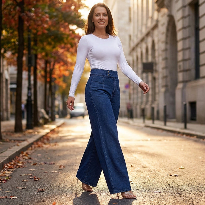Wexia™ High-Waist Wide Jeans